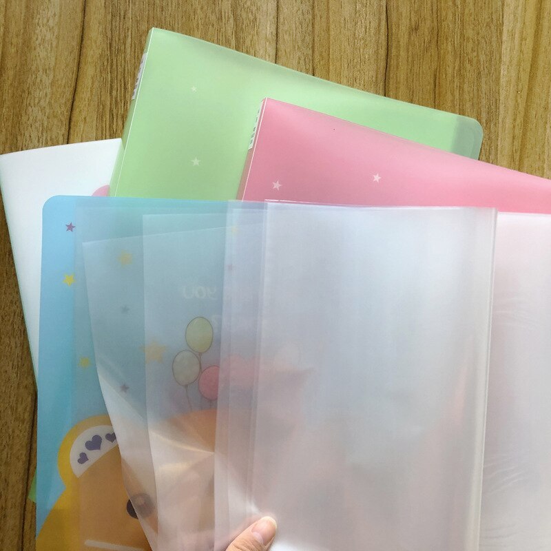 File Pocket Cartoon Resource Book A4 File Box Student Folder Kindergarten Resource Book Stationery Lovely