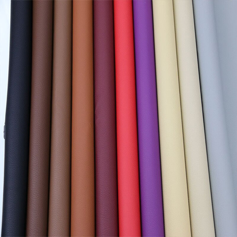 15 farben Solide Litschi aufbringen Kunstleder Material DIY Handgemachte NäHenne Stoff Gepäck Tasche Sofa Auto Zubehör