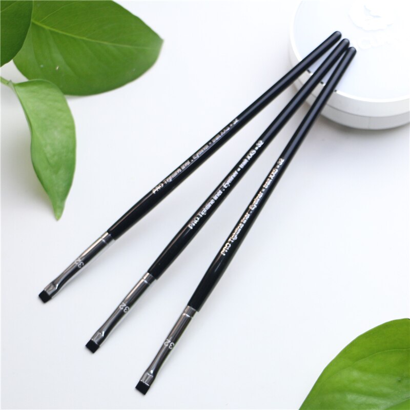 32 # pędzle robić makijażu zawodowiec cienki mały pędzel robić eyelinera precyzyjny cienki kątowy płaski pędzel robić eyelinera syntetyczne piękno szczotki kosmetyczne pojedyncze