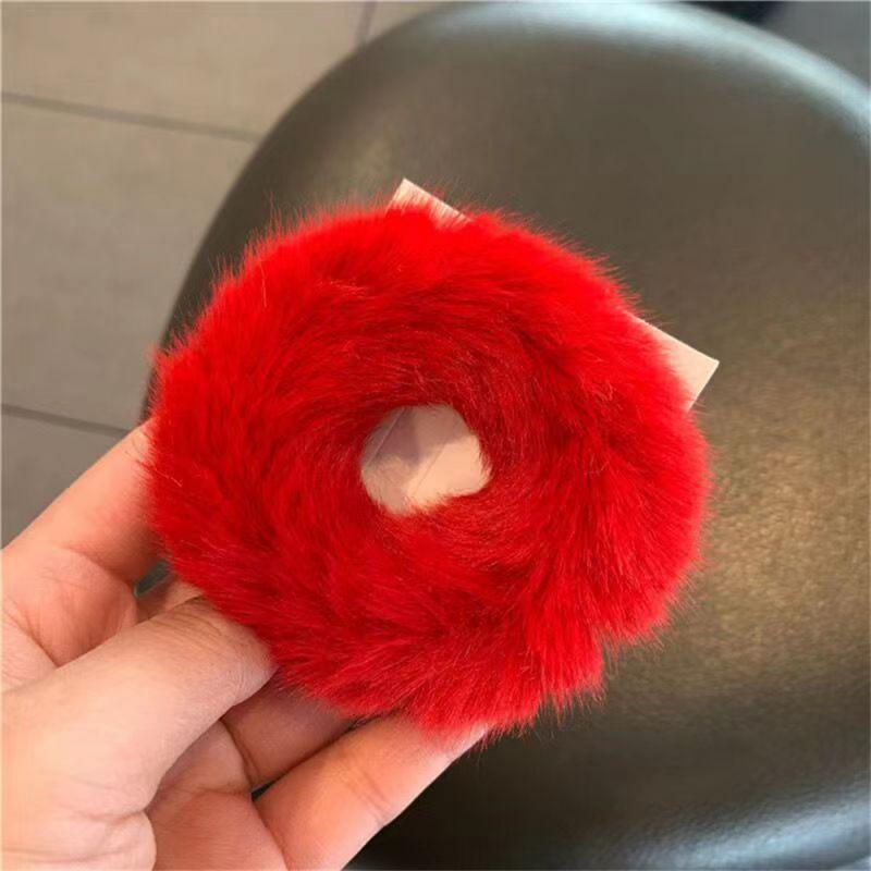 Kaninchen Haar Seile Bär Scrunchies Frauen Mädchen Elastische Haar Gummibänder Gummi freundlicher Pferdeschwanz Halfter Haar Krawatten Haar Zubehör