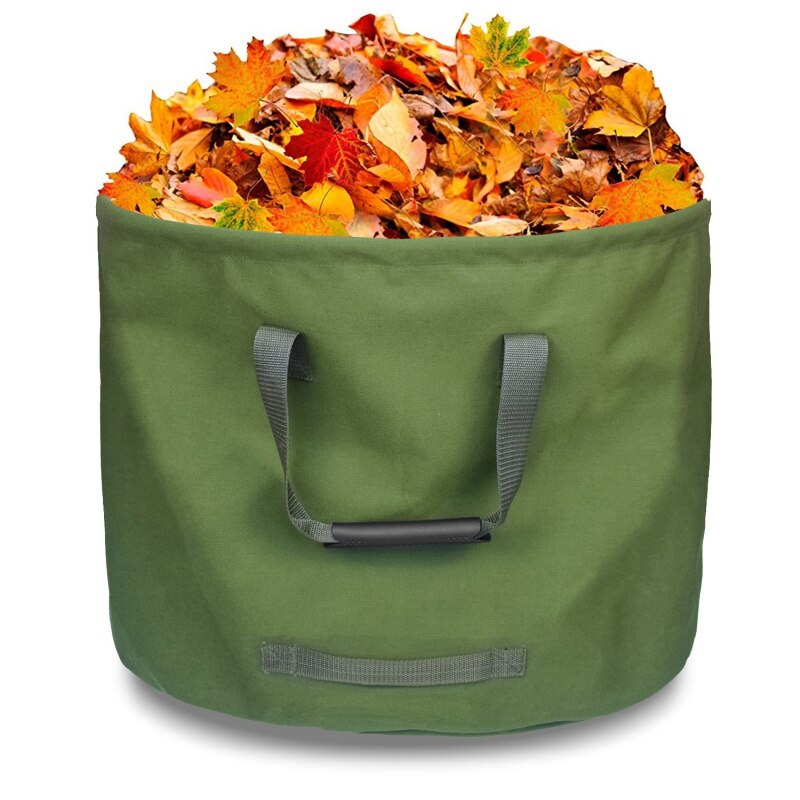 Large Capacity Outdoor Home Garbage Storage Bag Reusable Garden Leaf Garbage Yard Waste Bag