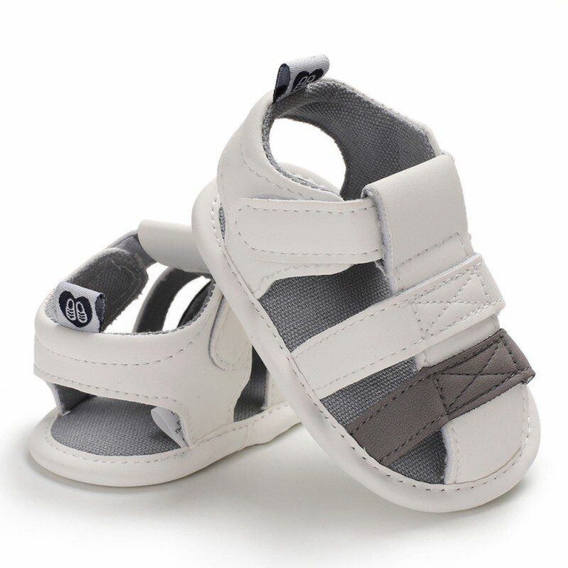 Ademend Anti-Slip Toevallige Baby Boy Sandalen Baby Sandalen Pasgeboren Baby Jongen Schoenen Mode PU Baby Boy Sandalen