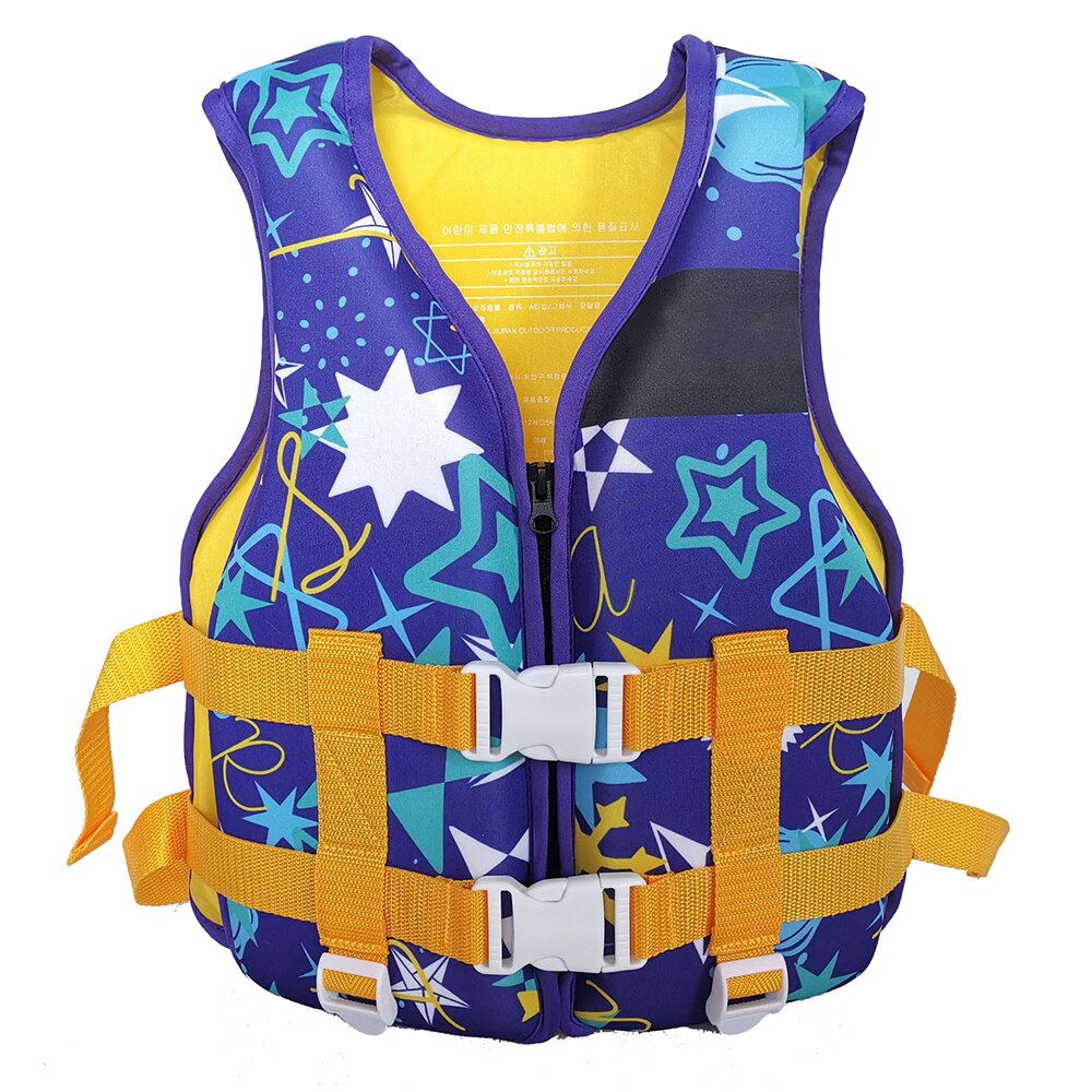 Kayak Leven Vest Sport Jacket Zwemmen Varen Ski Drifting Floatation Neopreen Zwemvest Kids Reddingsvest Water Sport: type B purple