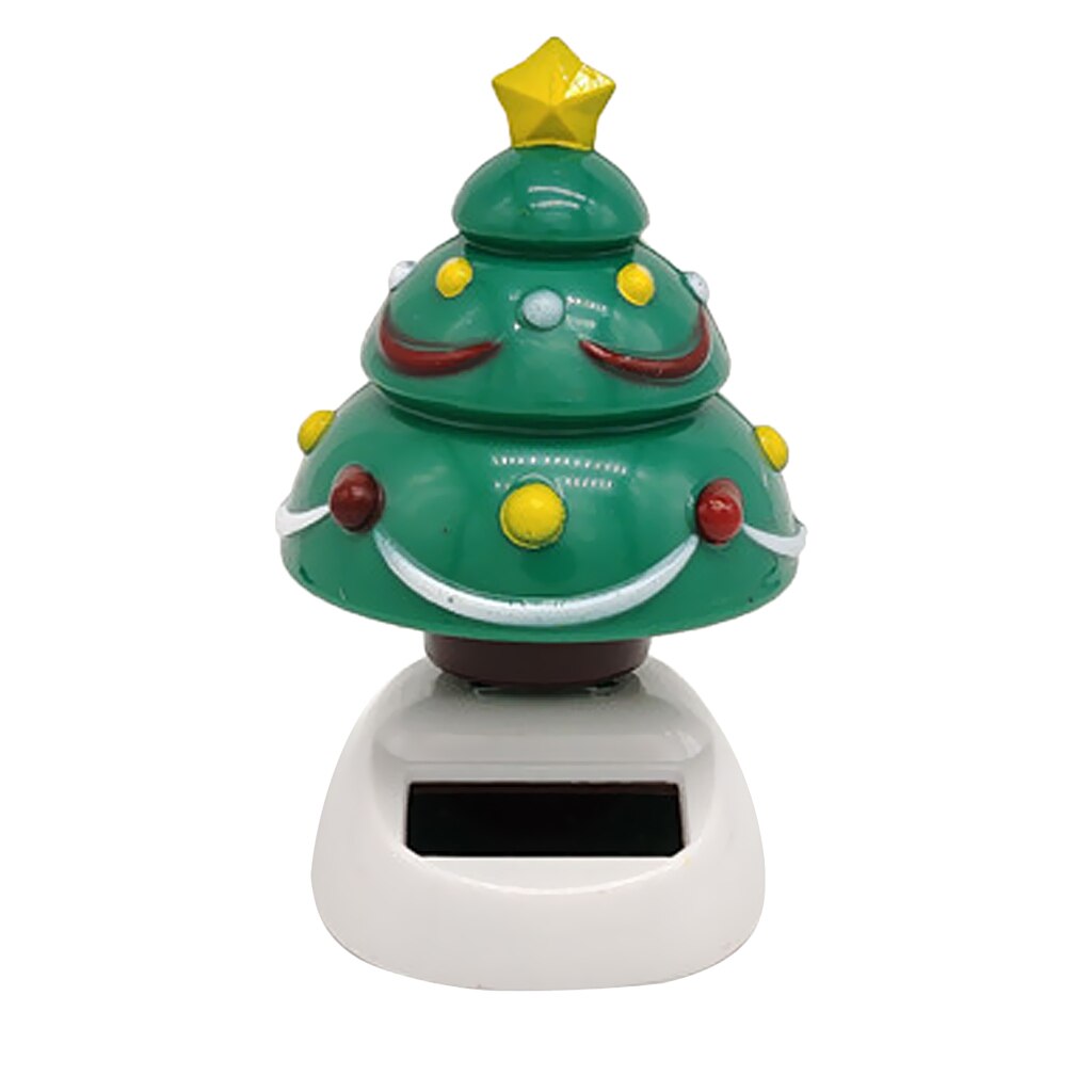 Zonne-energie Dancing Toy Bobblehead Kerstboom Zon Danser