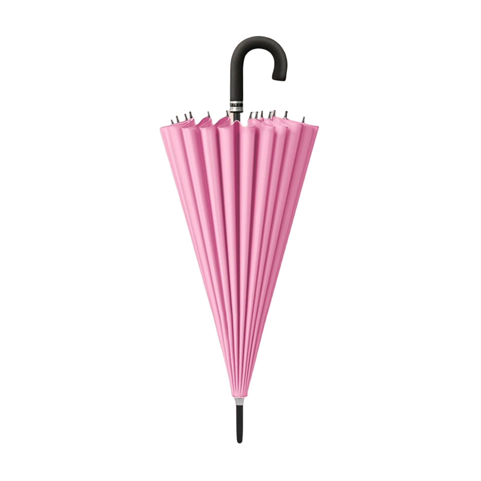 Paraguas Blooming In Water Paraguas grande con mango en forma de J de 24 pulgadas de estilo fresco Paraguas de golf con protección UV Paraguas de lluvia para todas las estaciones: Verde claro