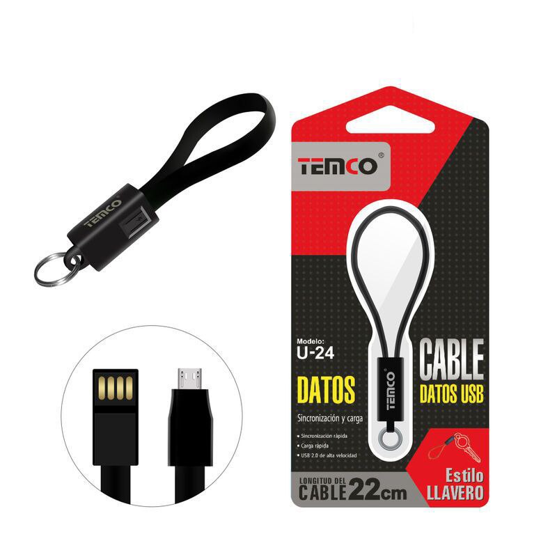 Mikro USB Daten Kabel Tragbare Schlüsselbund 22cm Mini Keychain Ladegerät Kabel Schnelle Ladegerät Multicolors Freies aus Spanien