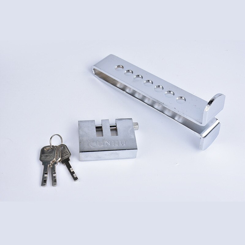 Car Lock Auto Universal 8 Holes Brake Pedal Lock Security Steel Anti-Theft Tool Throttle Accelerator Pedal Lock Car Clutch Lock