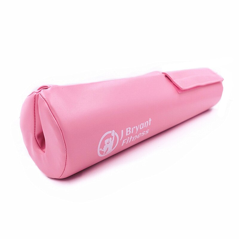 Hip Thrust Barbell Squat Pad Non-Slip with Thick Foam PU Leather Padding Neck Shoulders Protective Gym Weightlifting Training: Type A-Pink