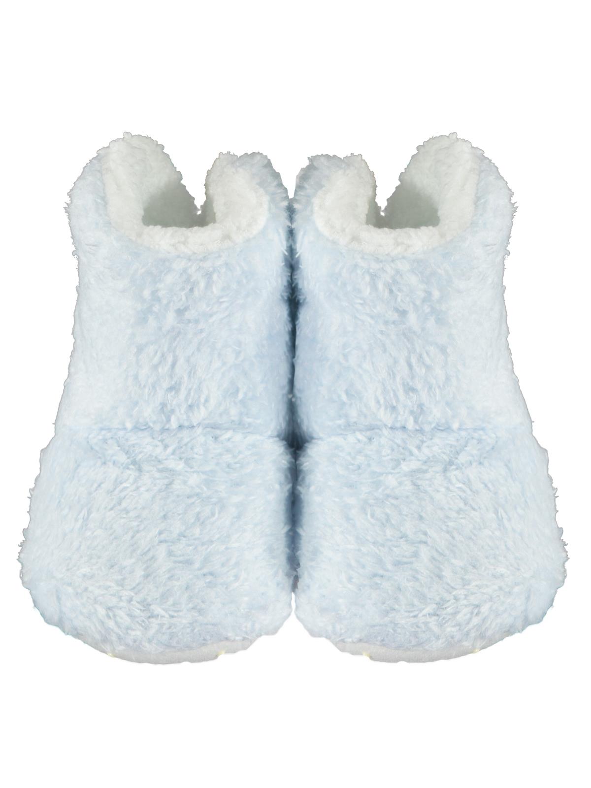 Winter Plush Panduf Soft Bottom Anti Slip Toddler First Walkers Civil Baby Panduf 6 18 Months: Blue