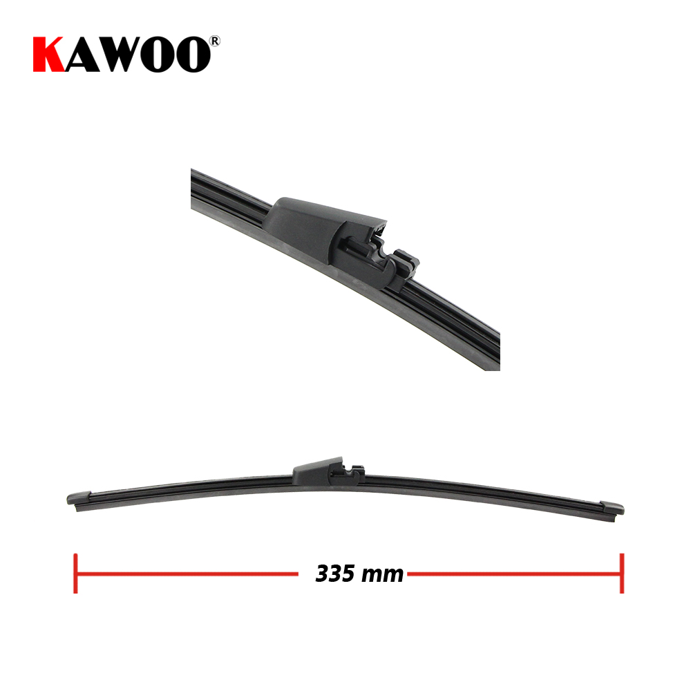 Kawoo bil bakre torkarbladblad bakrutetorkare arm för volkswagen vw golf 5 hatchback  (2004) 335mm vindrutetorkare