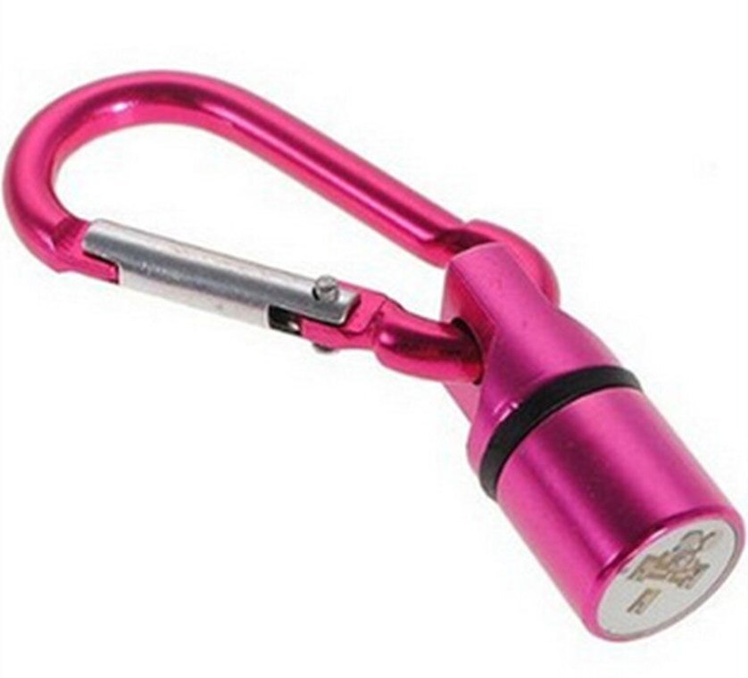 Safe Aluminum Dog Cat Pet Safety Flashing Flash LED Light Collar Tag Waterproof: Pink