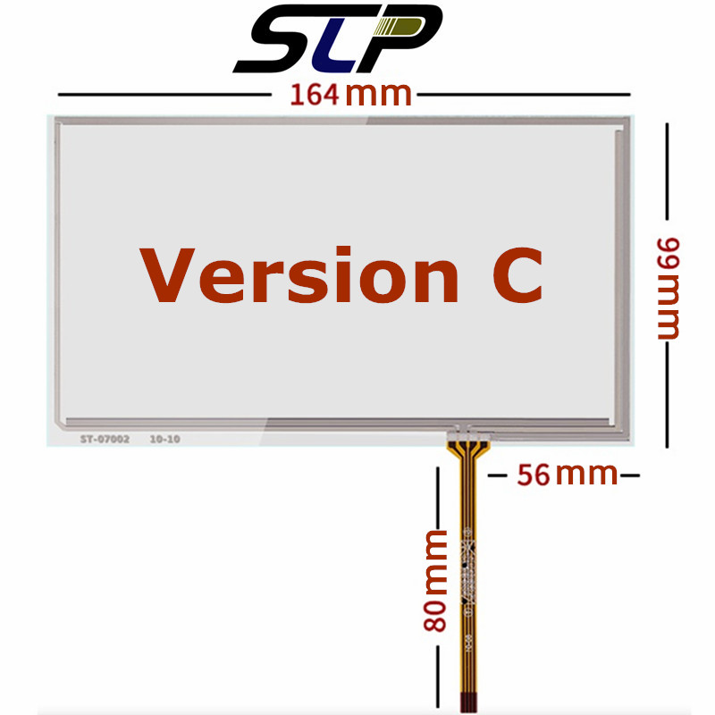 10 Stuks 7 "Inch Touchscreen Voor HSD070IDW1-D00 A20 A21 Industriële Weerstand Handgeschreven Touch Panel Glas Digitizer 164Mm * 99Mm: 10 Pcs Version C