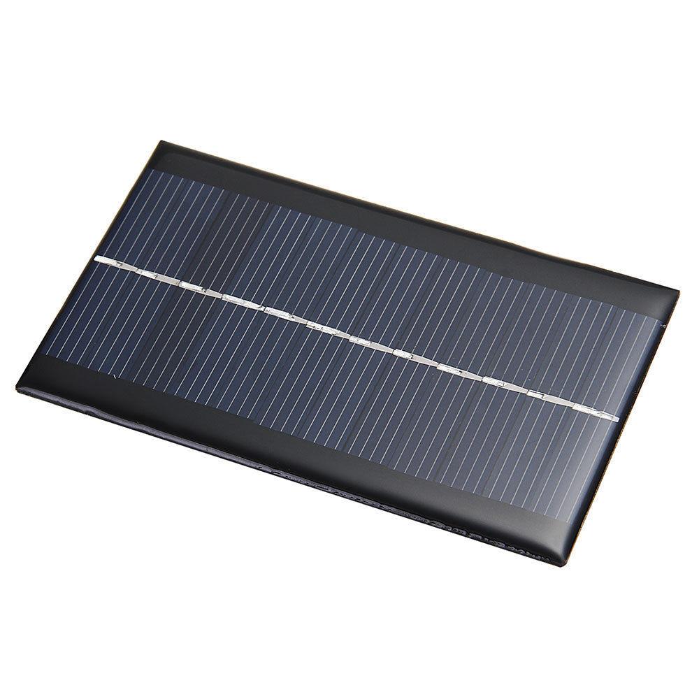 Panel Solar 1W DIY 6V energía para cargadores teléfono móvil portátil Sistema Solar Mini batería juguetes de luz módulo