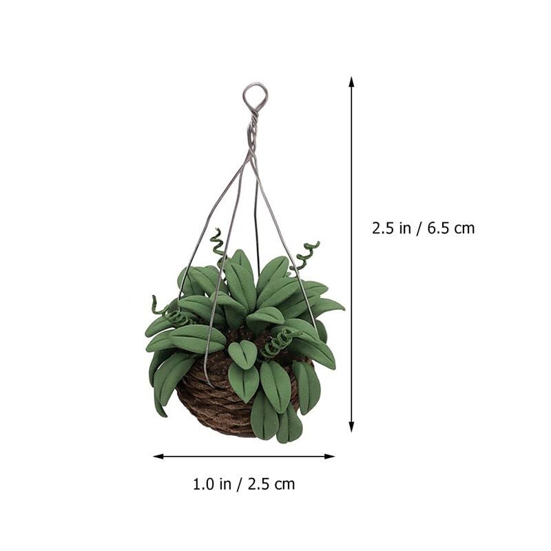 Green Adorable Portable Lovely Resin Plant Pots Micro Landscape