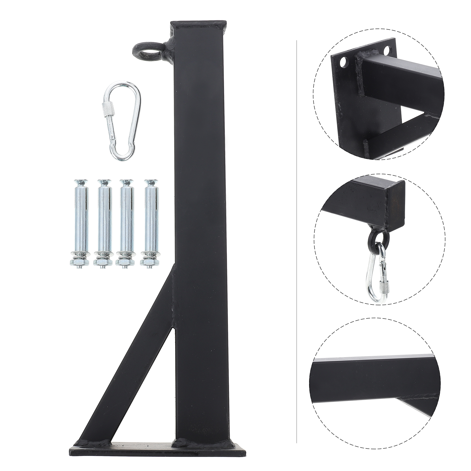 1 Set of Indoor Sandbag Hanging Rack Wall Punch Bag Fixator Boxing Training Tool