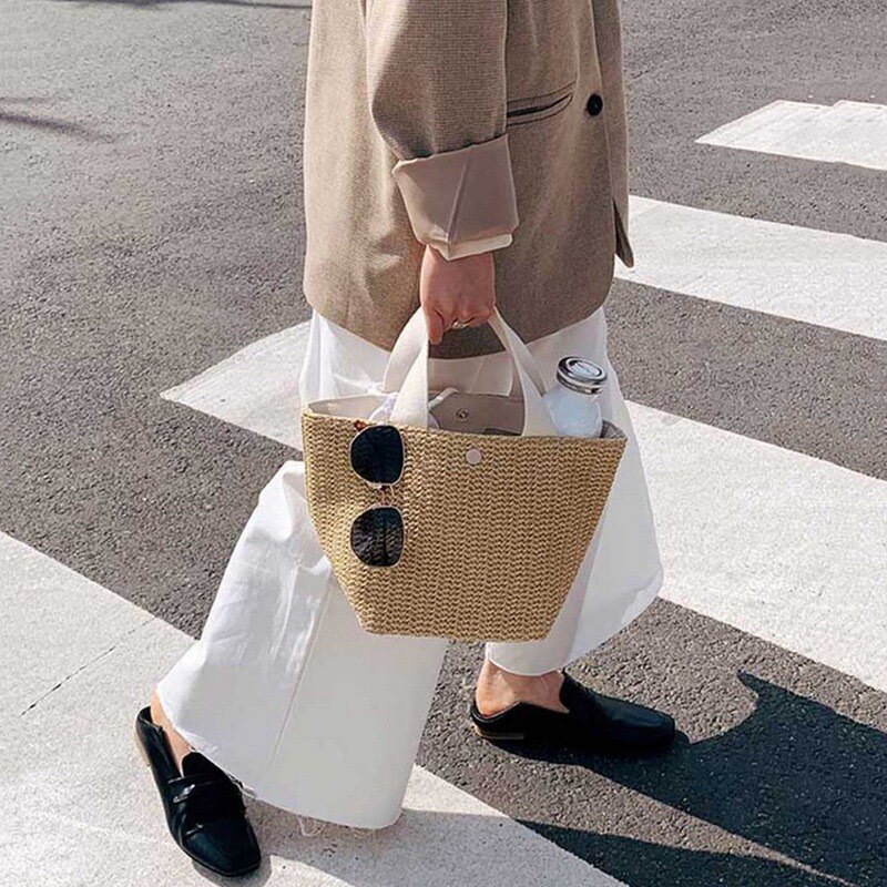 Frauen Bambus Taschen Böhmischen Weiblichen Sommer... - Viceal