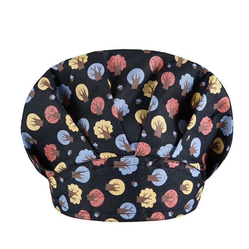 Restaurant Chef Work Hat Elastic Hat with Sweat Towel Cooking Cap Kitchen Hotel Work Hat Adjustable Animal Printing Catering Cap: 8