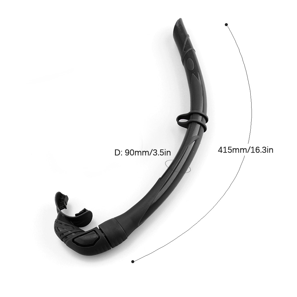 Tubo de Snorkel plegable de silicona, boquilla de buceo, enrollable, para natación, respiración húmeda, para deportes acuáticos