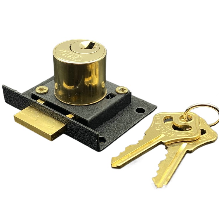 808 Brand Drawer Lock Copper Core 808 Drawer Lock (Large Head) 22mm Diameter, Durable Security Solution for Cabinets and Drawers: Default Title