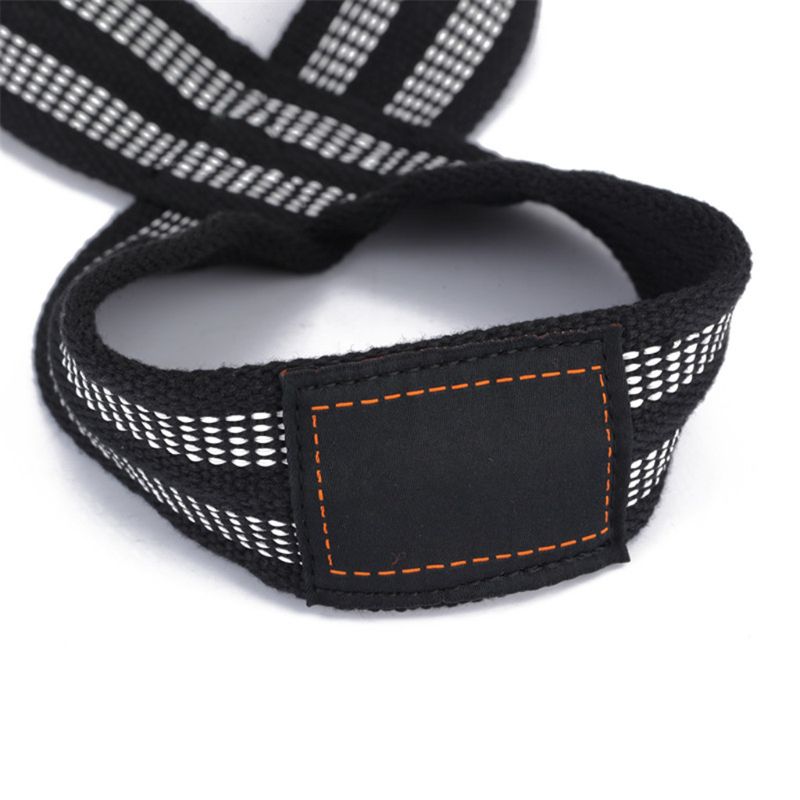 1pair Figure 8 Weight Lifting Straps DeadLift Wrist Strap for Pull-ups Horizontal Bar Powerlifting Gym Fitness Bodybuilding Equi