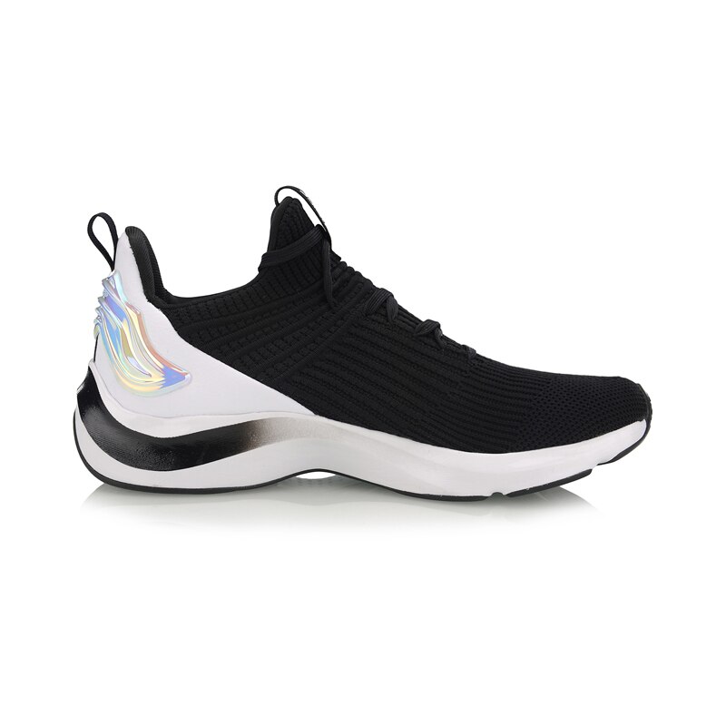 Li-ning kvinner daboom lav livsstil sko sokkelignende mono garn fôr li ning sportssko sneakers aglp 002