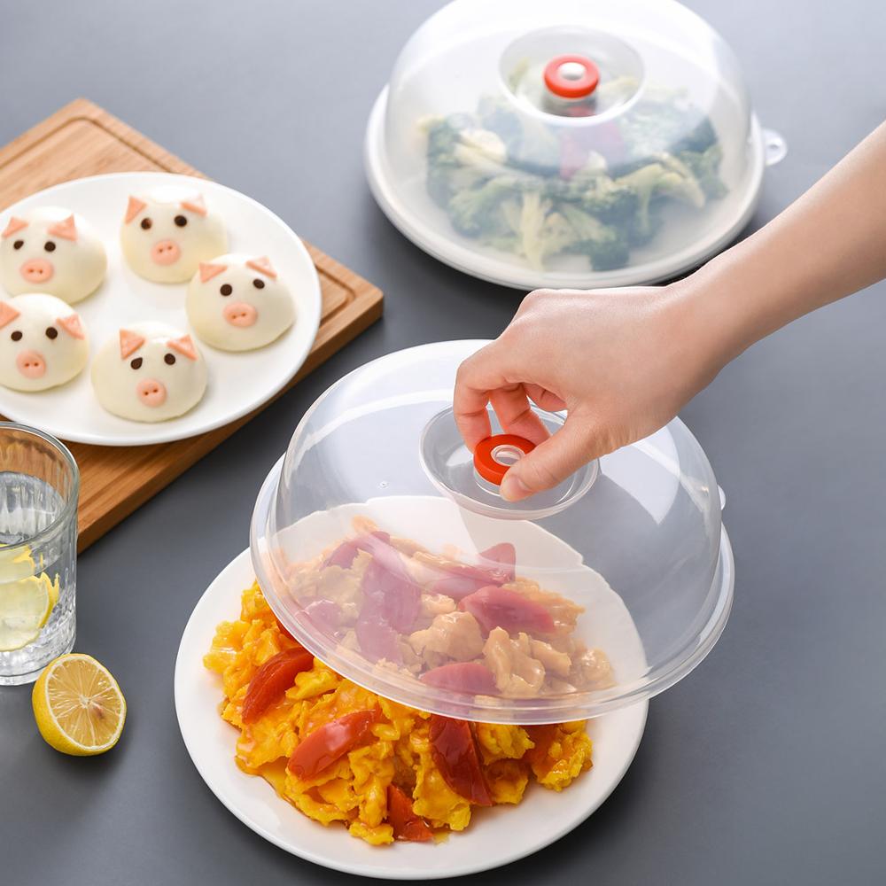Microwave Food Anti-Sputtering Cover Heat Insulation Food Cover PP Food Splatter Guard Refrigerator Food Fresh Keeping Lid