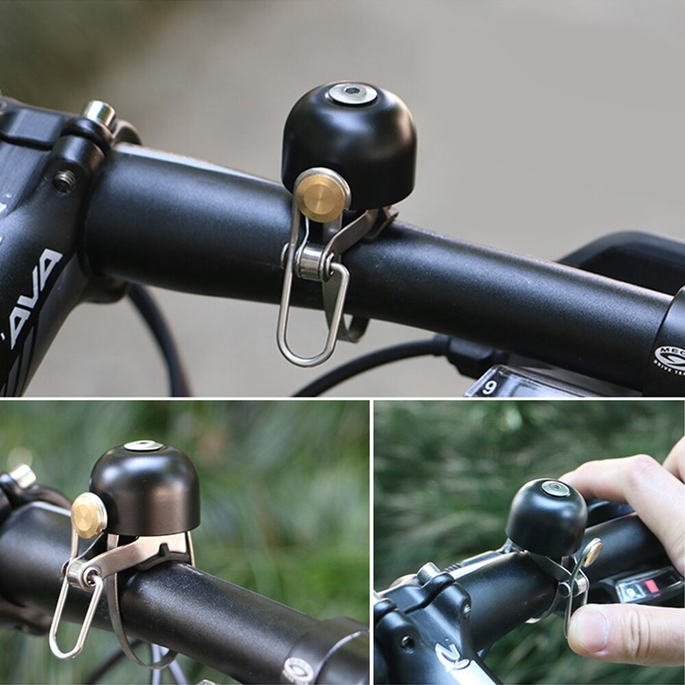 Fiets koperen bel mountainbike claxon geluid alarm voor veiligheid fiets stuur metalen ring oproep mtb fiets accessoires