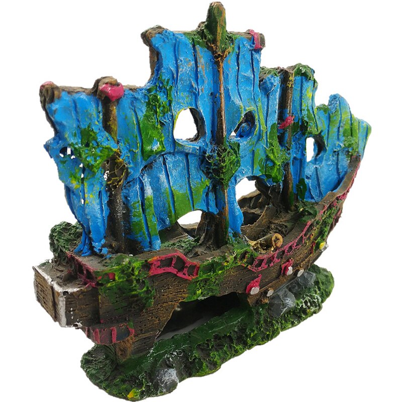 Aquarium Hars Piratenschip Ornamenten Accessoires Aquarium Aquarium Decoratie