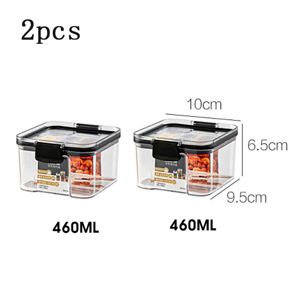 Container Voedsel 2Pcs Voedsel Container Plastic Keuken Koelkast Noo... – Vicedeal