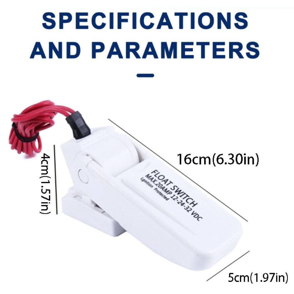 DC 12V Water Pump Switch Submersible Electric Bilge Pump Switch Automatic Water Level Controller Automatic Electric Pump