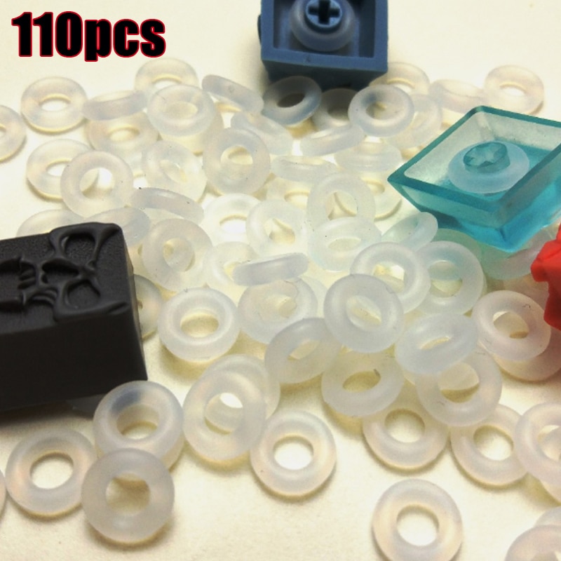 Amortiguadores de interruptor o-ring para teclado mecánico Cherry MX, 110 Uds.