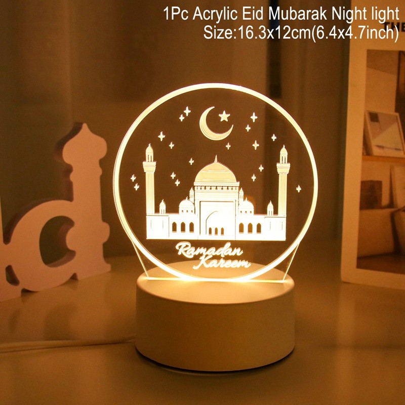 Eid mubarak lua estrela luz decoração islam ramadan decorações para casa 2025 festa muçulmana islâmica ramadan kareem eid al-adha presentes: vinho