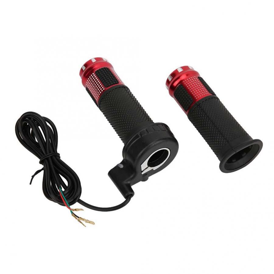 E-Bike Throttle Grip Accelerator with 1.5m Length Cable Universal Electric Bicycle Scooter Smooth Acceleration Throttle Grip