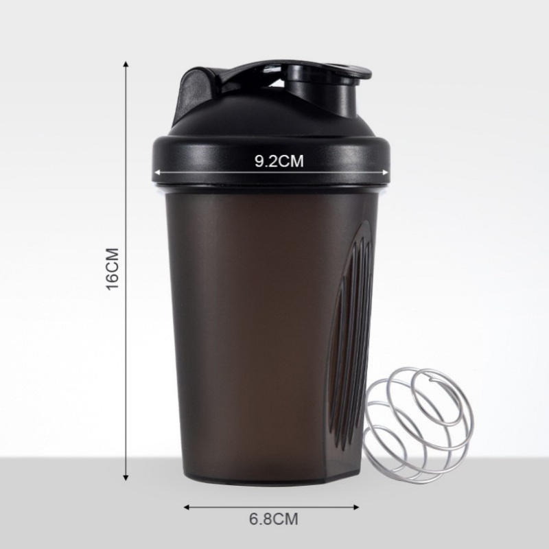 Bouteille Shaker mélangeur de 400ML, avec échelle de protéines, étanche, pour l'entraînement en poudre, tasse de mélange de Sport, bouteille d'eau