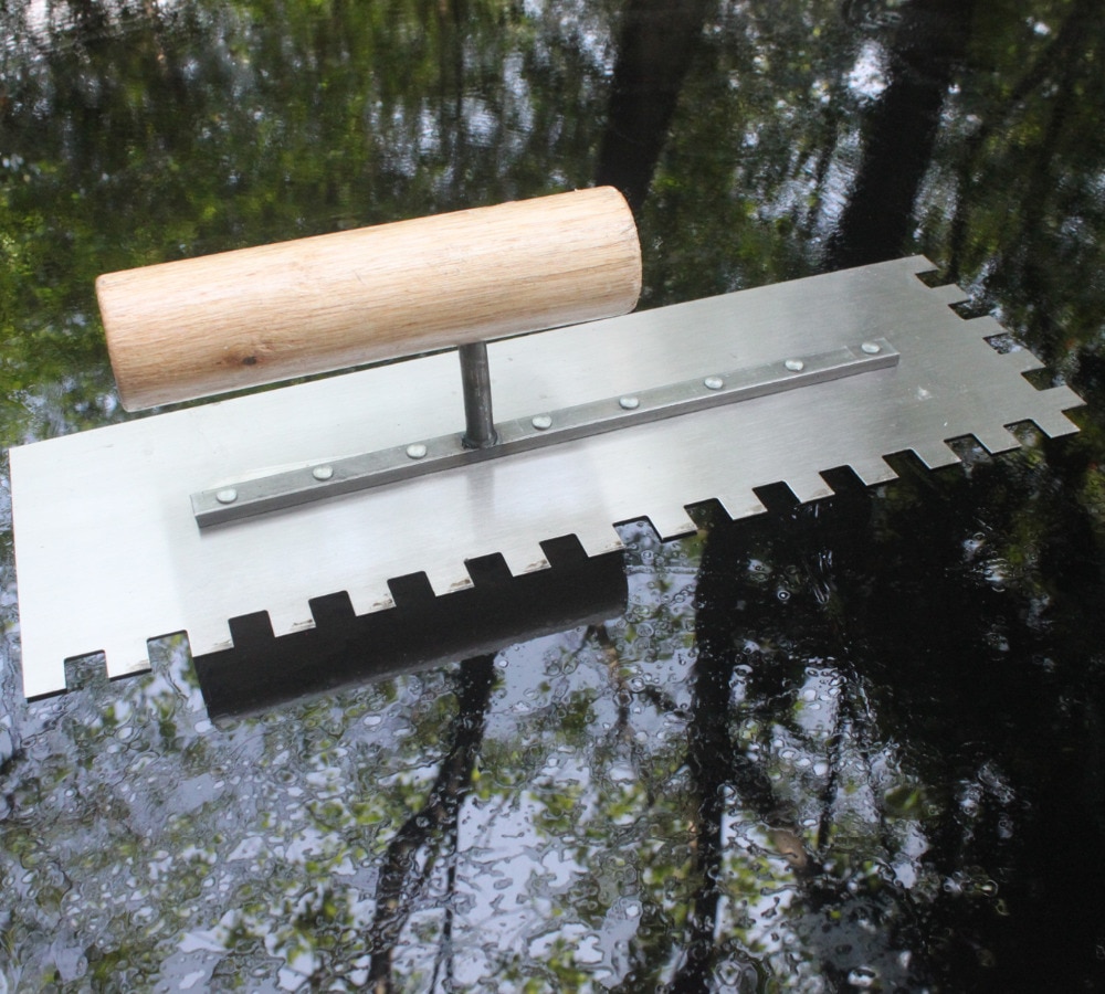 Wooden Handle Builders Masons Plastering Bucket Trowel Tool