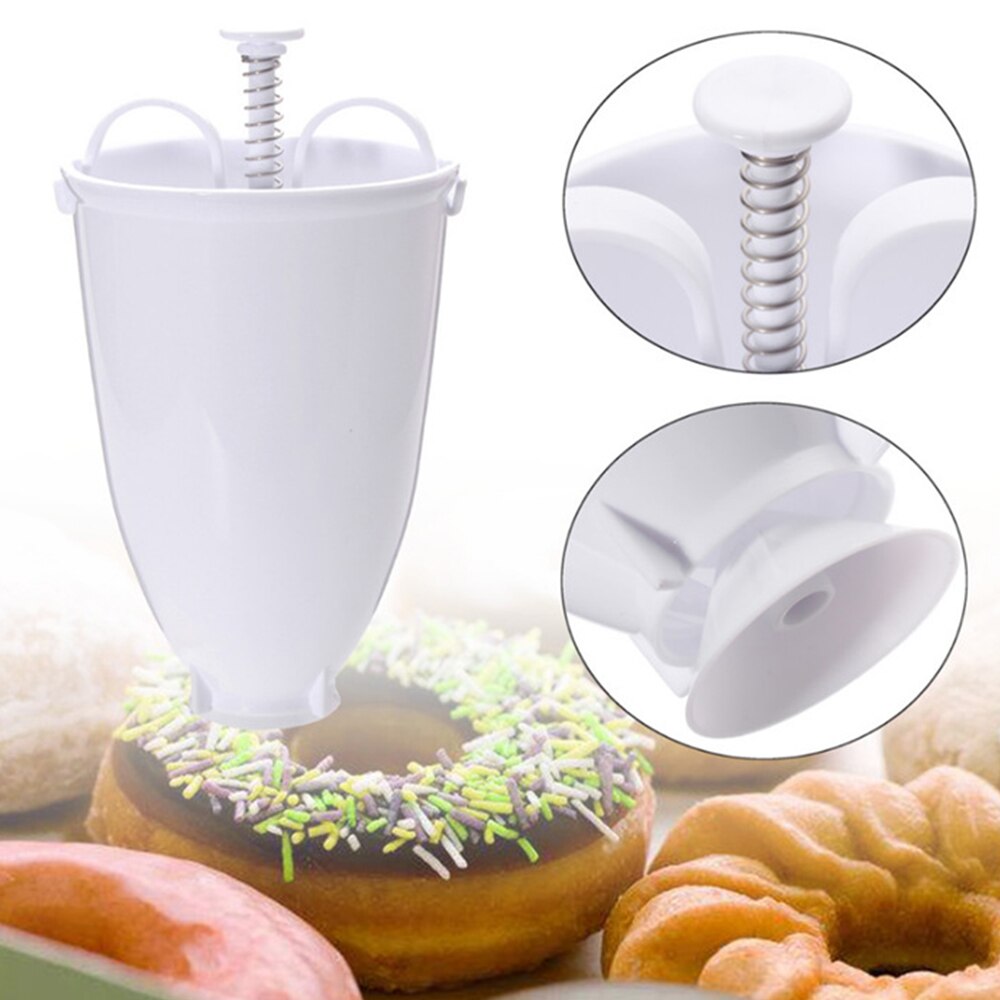 Molde de rosquilla portátil y rápido para hacer rosquillas, artefacto de cocina, molde para hacer donuts