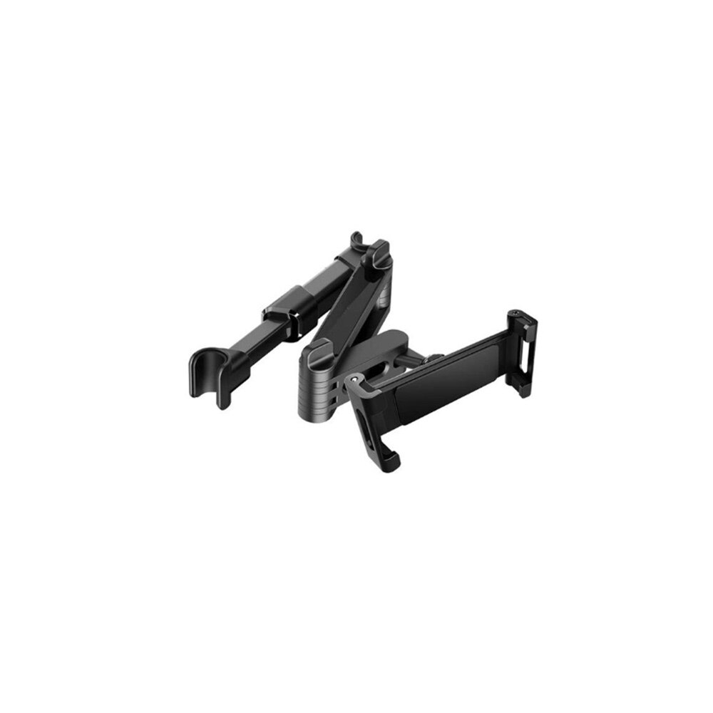 Soporte rotativo de asiento trasero para teléfono, soporte para Tablet, soporte para coche, soporte para reposacabezas trasero de asiento, soporte de viaje para Dispositivo de menos de 360 pulgadas, 12,9: 4-12.9 Inch black