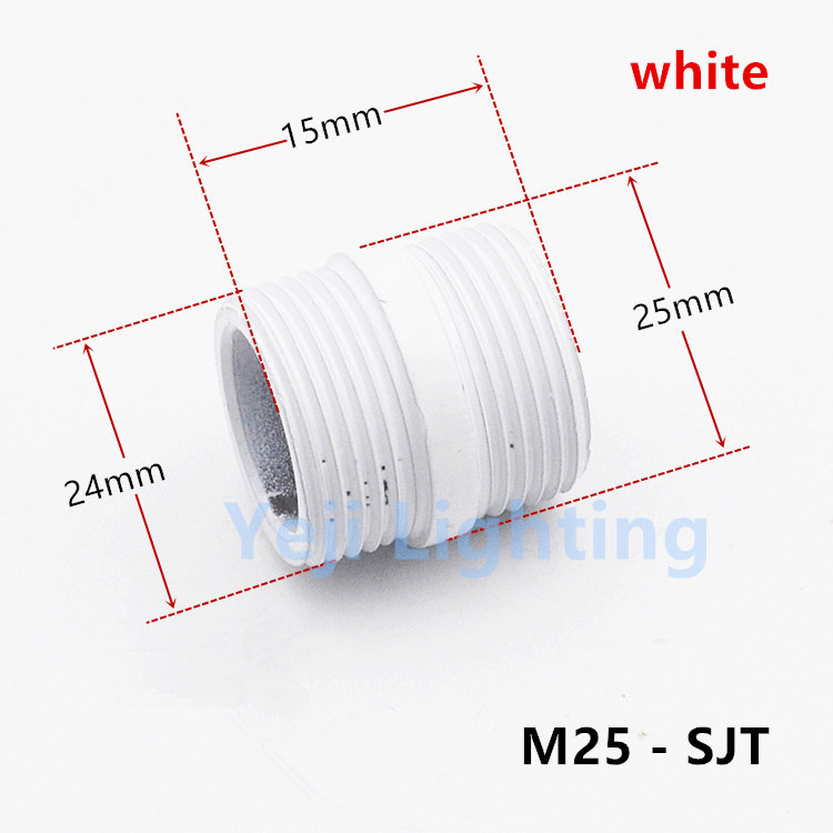 M16 M19 M25 lamp tooth tube adapter Wall lamp floor light tube connector outer thread inner thread pipe adapter tube connection