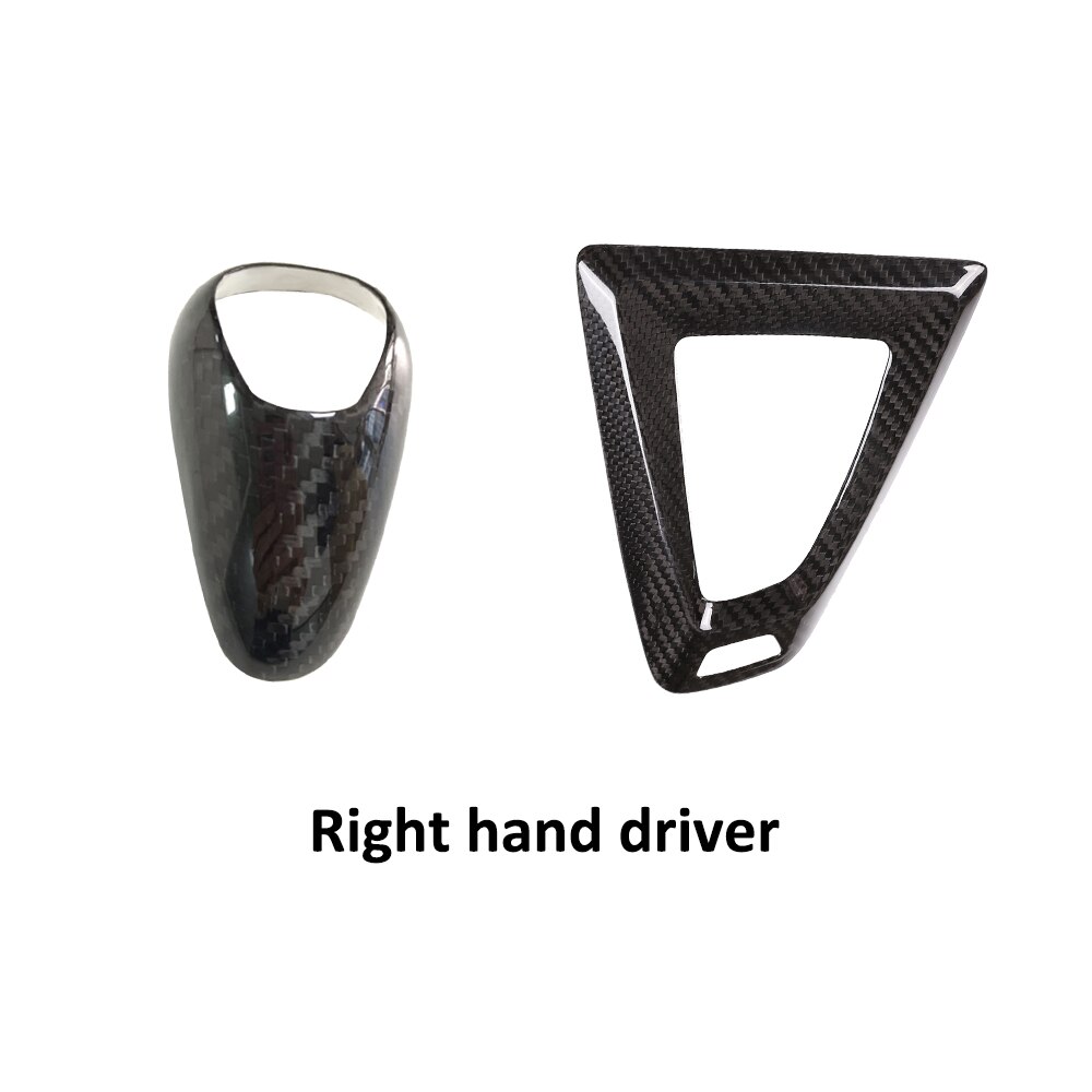 Koolstofvezel Versnellingspook Sticker En Panel Trim M-Sport Stijl Voor Bmw M2 F87 M3 F80 M4 f82 F83 M5 M6 F10 F12 X5M X6M: right hand driver