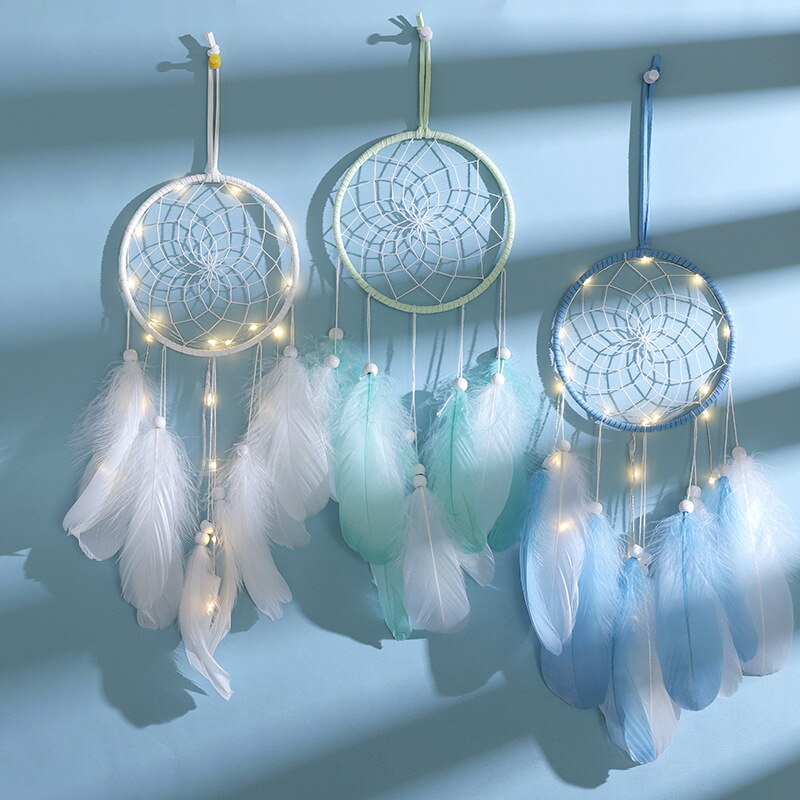 Attrape-rêve pour fille, carillons suspendus pour la maison, chambre d&#39;enfant, décoration de chambre de bébé, accessoires esthétiques