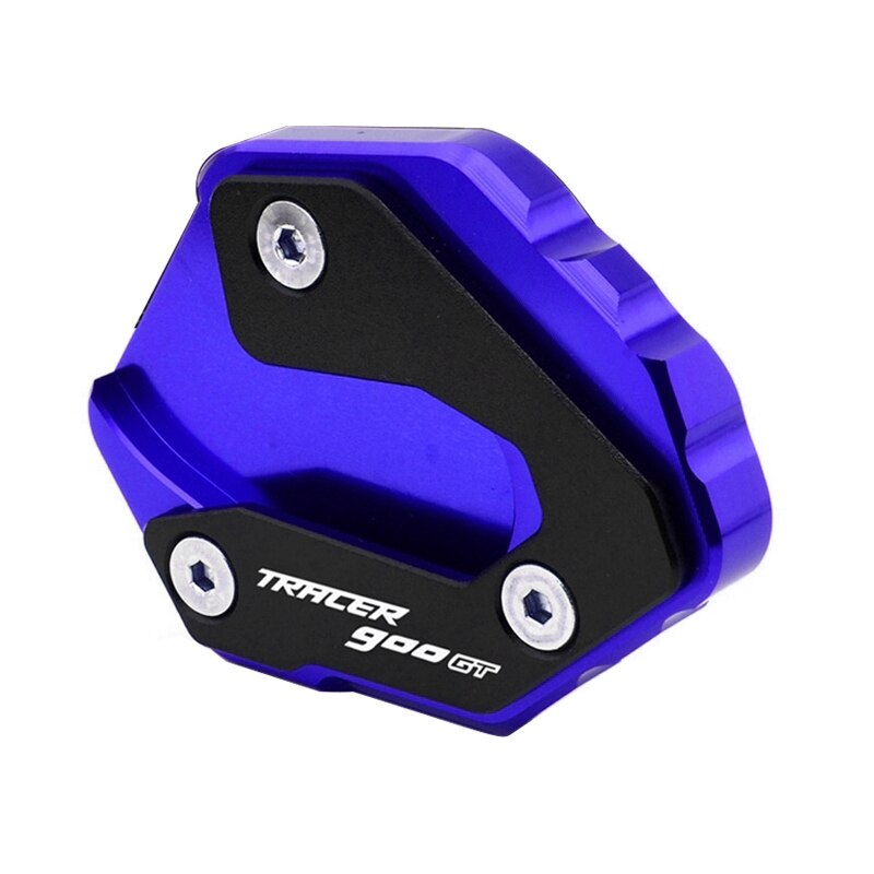 Voor Yamaha MT-09 Tracer Mt 09 Tracer 900 Gt MT09 FZ09 Kickstand Side Kick Stand Voet Extension pad Cnc Motorfiets Par: A with logo-3