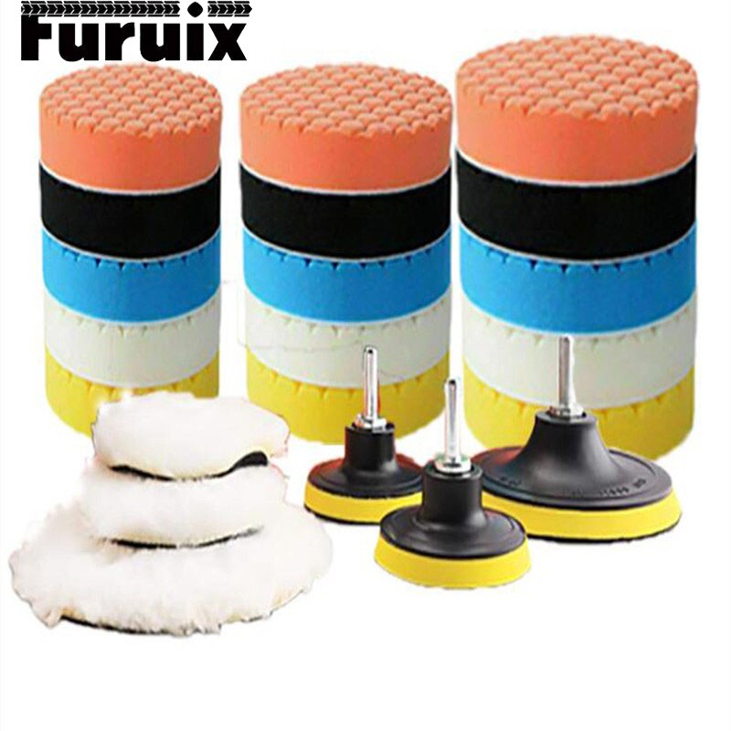 Wool foam polishing pad, impact drill polishing pad, sponge pad, automobile polishing machine and polishing pad polishing pad: Default Title