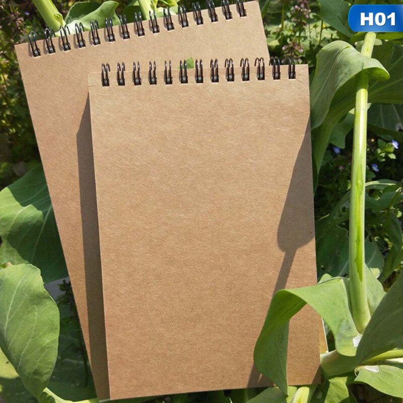 A5 Kraft Paper Cover Sketchbook Pencil Drawing Notepad For Kids Painting Graffiti Art School Supplies Stationery: 14X21cm