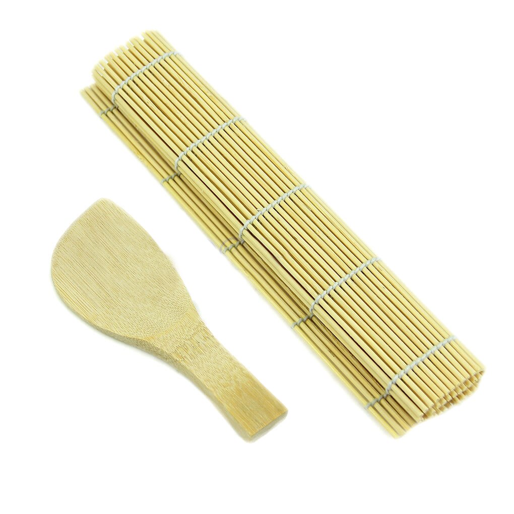 Sushi tapis roulant Sushi bambou rouleau Sushi cuillère riz rouleau riz palette Sushis fabricant outils Sushis rideau accessoires de cuisine