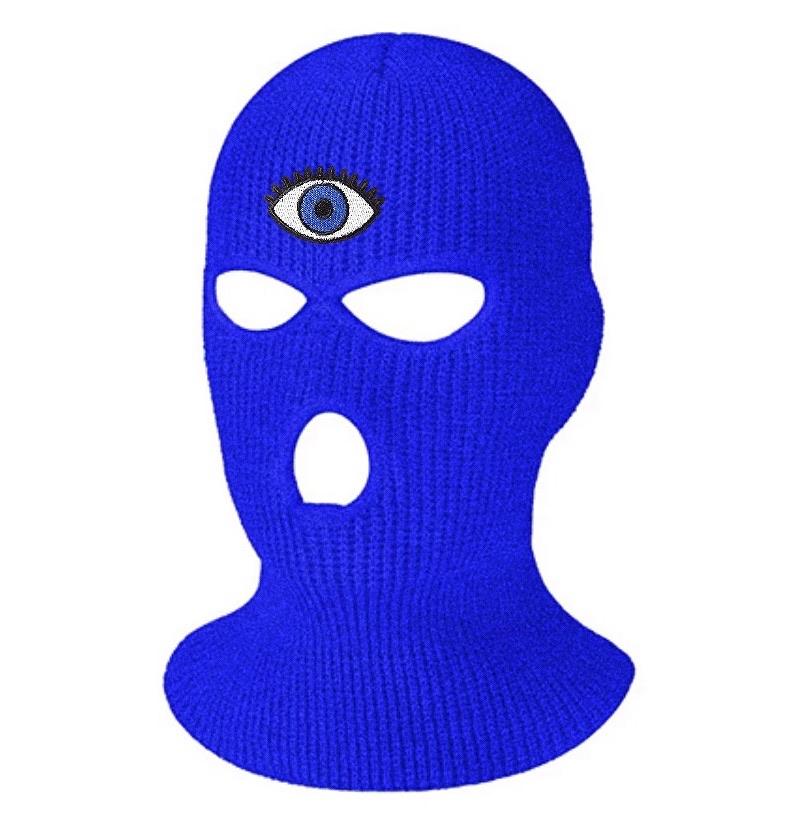 Balaclava Mask Hat Winter Cover Neon Mask Green Ski Cycling Face Mask EVIL EYE Cute Baddie: EVIL EYE