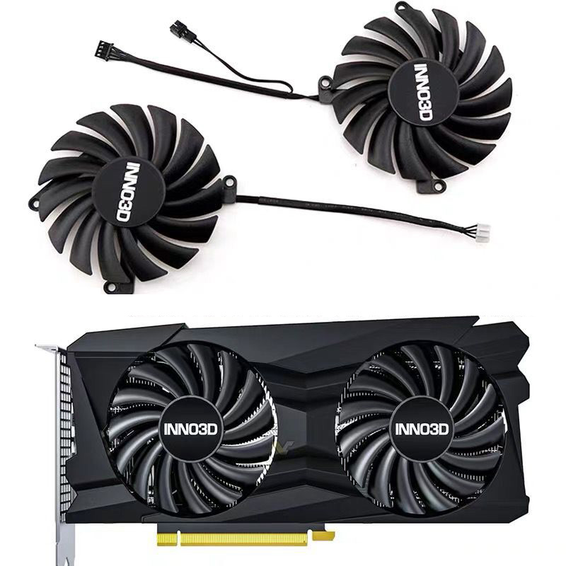CF-12910S 85MM 4PIN DC 12V 0.35A RTX3060Ti RTX3070 GPU Fan For Inno3D GEFORCE RTX 3050 3060Ti 3070 TWIN X2 OC Graphics Card Fan
