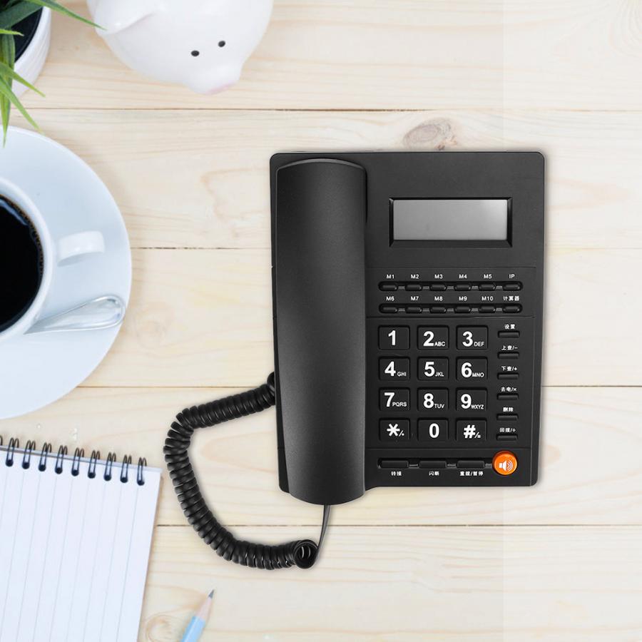 Vaste telefoon zakelijk kantoor thuisgebruik vaste telefoon bureautelefoon met nummerherkenning draagbare telefoon