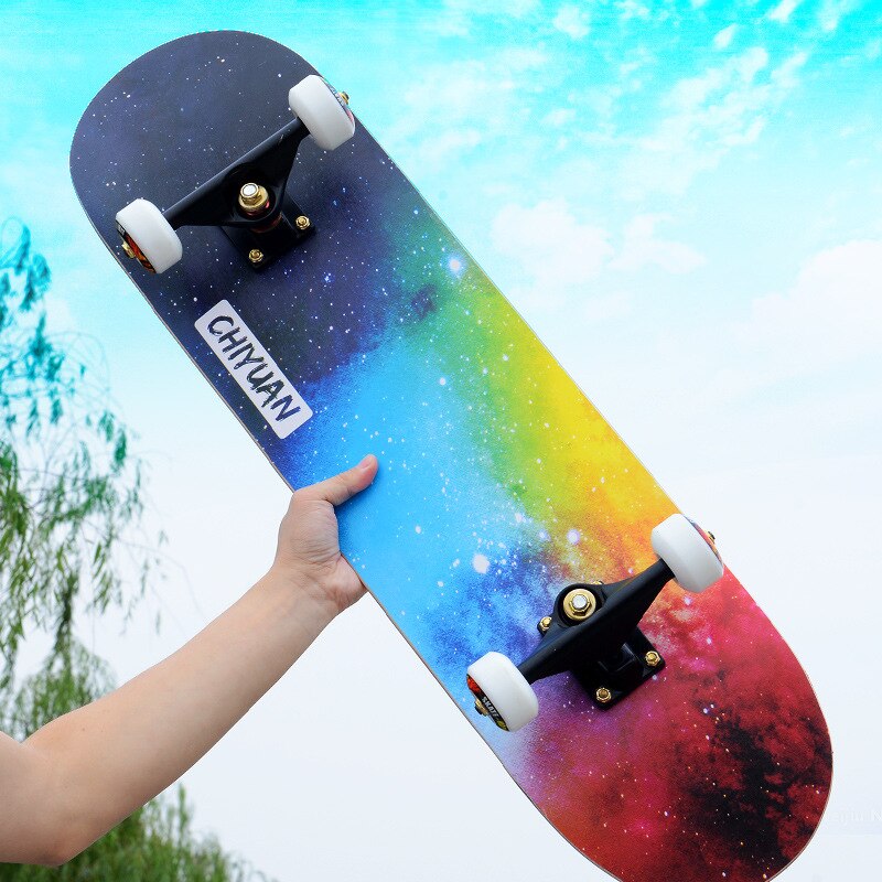 Skate Scooter Beginners Adult Children Boys Girls Teenagers Skateboard Adult Double Warped Scooter