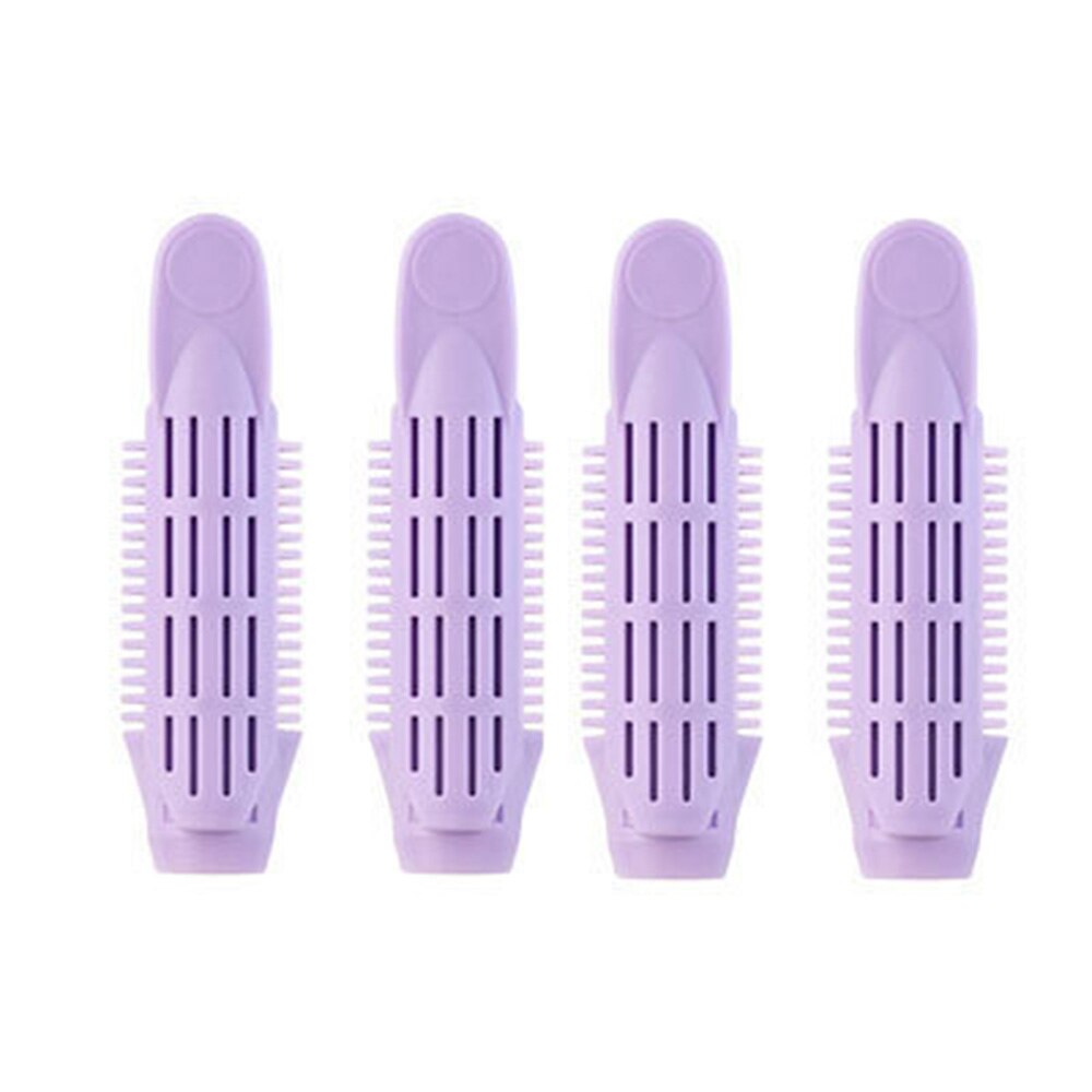 Volumisant cheveux racine Clips naturel moelleux pince à cheveux cheveux racine bigoudi rouleau vague moelleux pince à cheveux cheveux outils: Purple