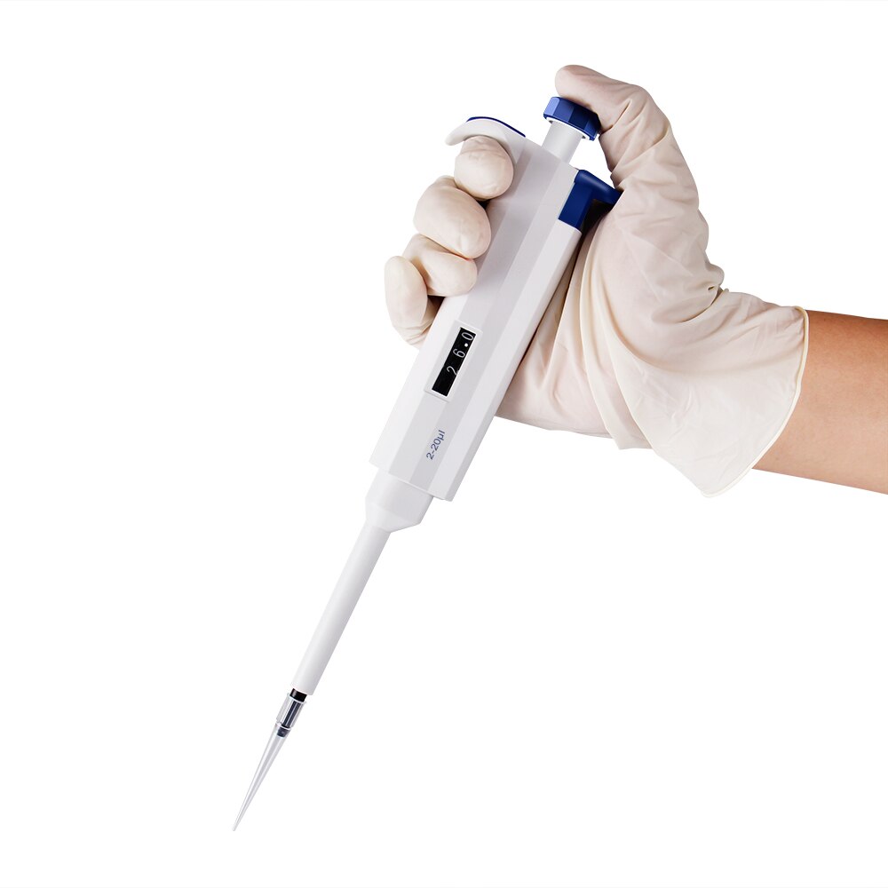 FOURE'S SCIENTIFIC Pipette 2-20ul Lab Adjustable Micropipettes Pipette Single Channel 2-20 Microliter Pipette Pipettor